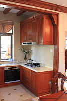 145平米美式三居室厨房装修设计