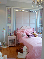 美式别墅家庭儿童房卧室效果图