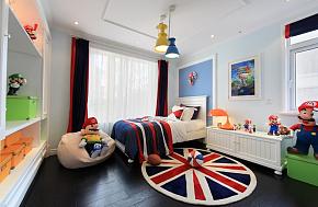 138平舒适欧式风格儿童房卧室效果图