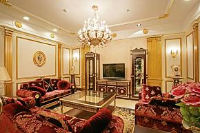 古典欧式风格四居室客厅装饰设计