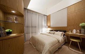 日式风格现代两居室卧室效果图