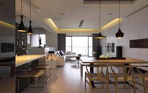 日式现代两居室设计餐厅效果图