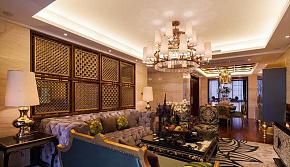 东南亚异域风情三居室客厅装饰设计