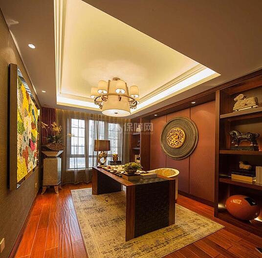东南亚异域风情三居室书房效果图展示