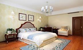 美式简约复式室内家居装饰卧室图片
