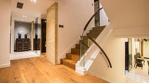 127平新中式风格家装设计楼梯效果图
