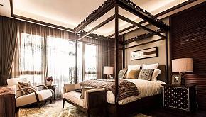 131平东南亚风格别墅卧室装饰设计