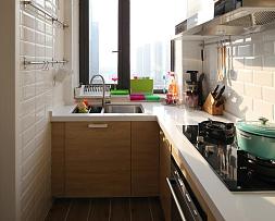 简约文艺风格公寓装修设计厨房图片
