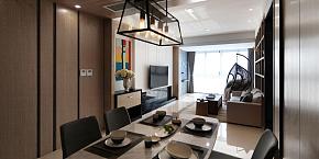 102平现代简约风格公寓装修效果图案例