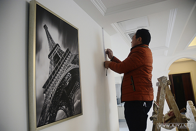 成都装修案例,安家怡居,钟斌,装饰画