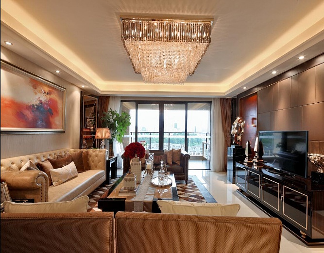 保利西江林语  欧式风格客厅效果图