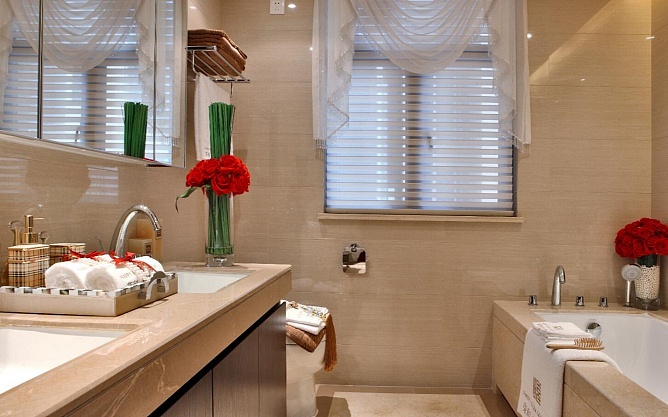 保利西江林语  欧式风格洗手间效果图