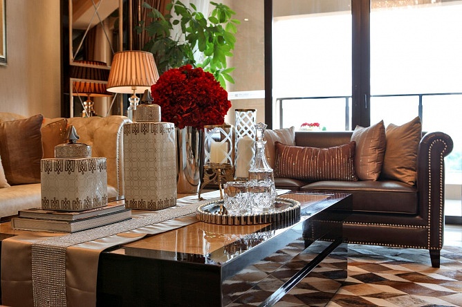 保利西江林语  欧式风格客厅效果图