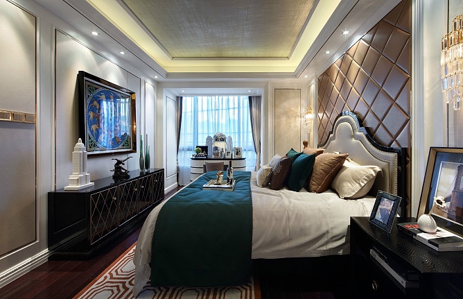 恒宇国际公园  欧式风格魅力卧室效果图