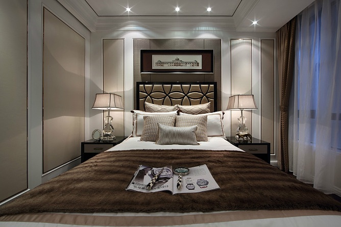 恒宇国际公园  欧式风格魅力卧室效果图