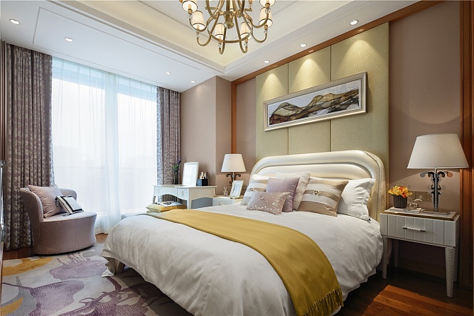 福州三远佳园  时尚现代风格卧室效果图