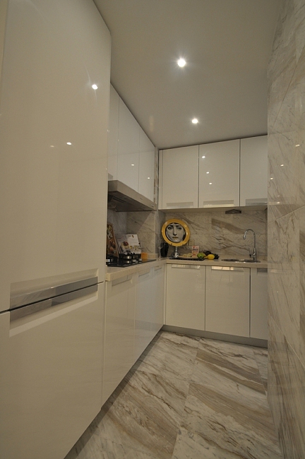 现代新古典混搭厨房效果图