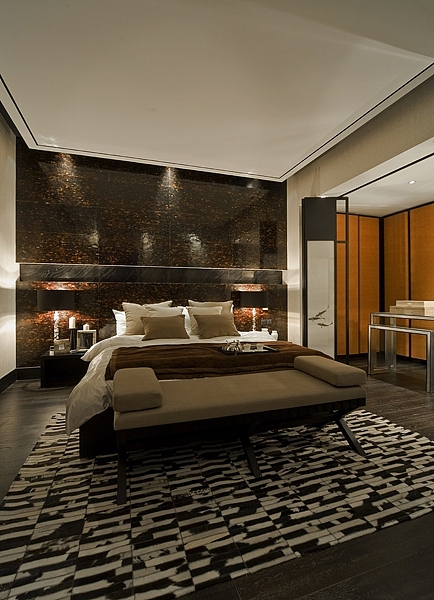 联建新苑  现代风格三居室卧室效果图