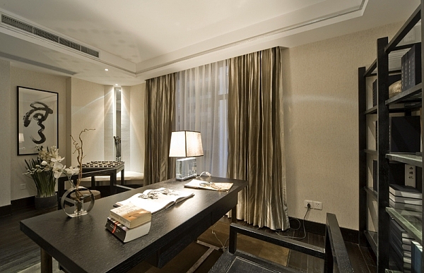 联建新苑  现代风格三居室书房效果图