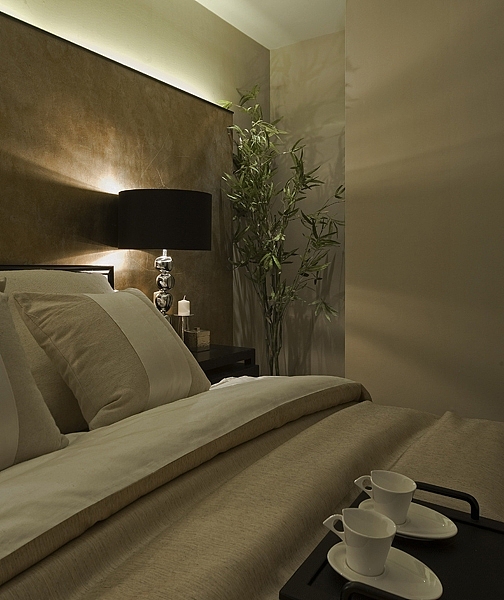 联建新苑  现代风格三居室卧室效果图