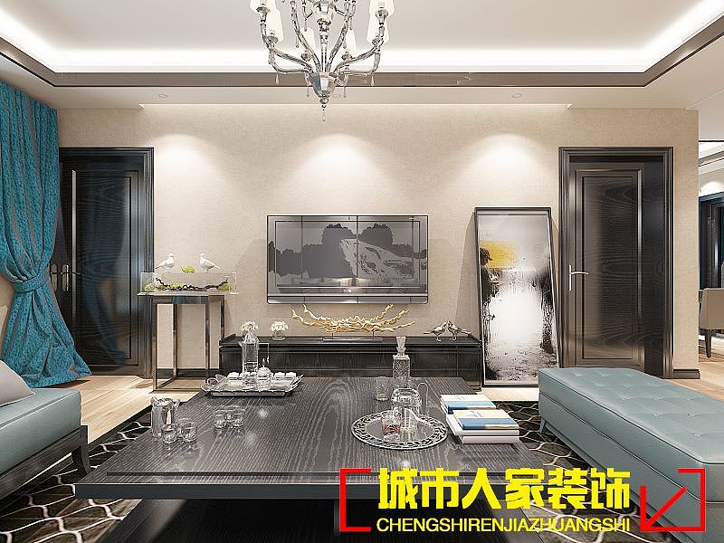 升龙城现代时尚风格-客厅