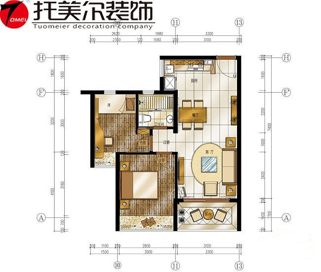 160平方台北风格