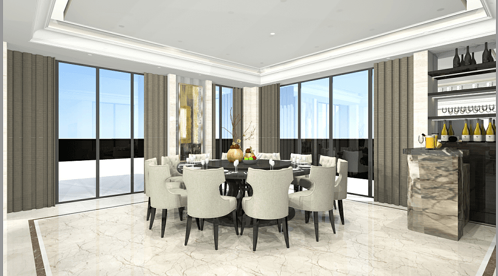 世纪新城现代风格效果图