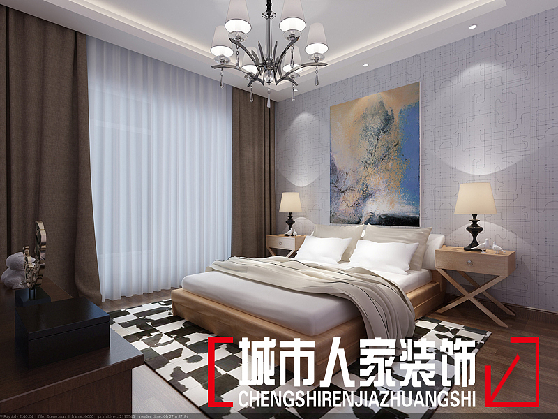 久盛丽景花园现代风格展示