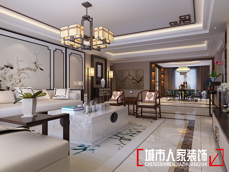 豪景公馆中式风格赏析
