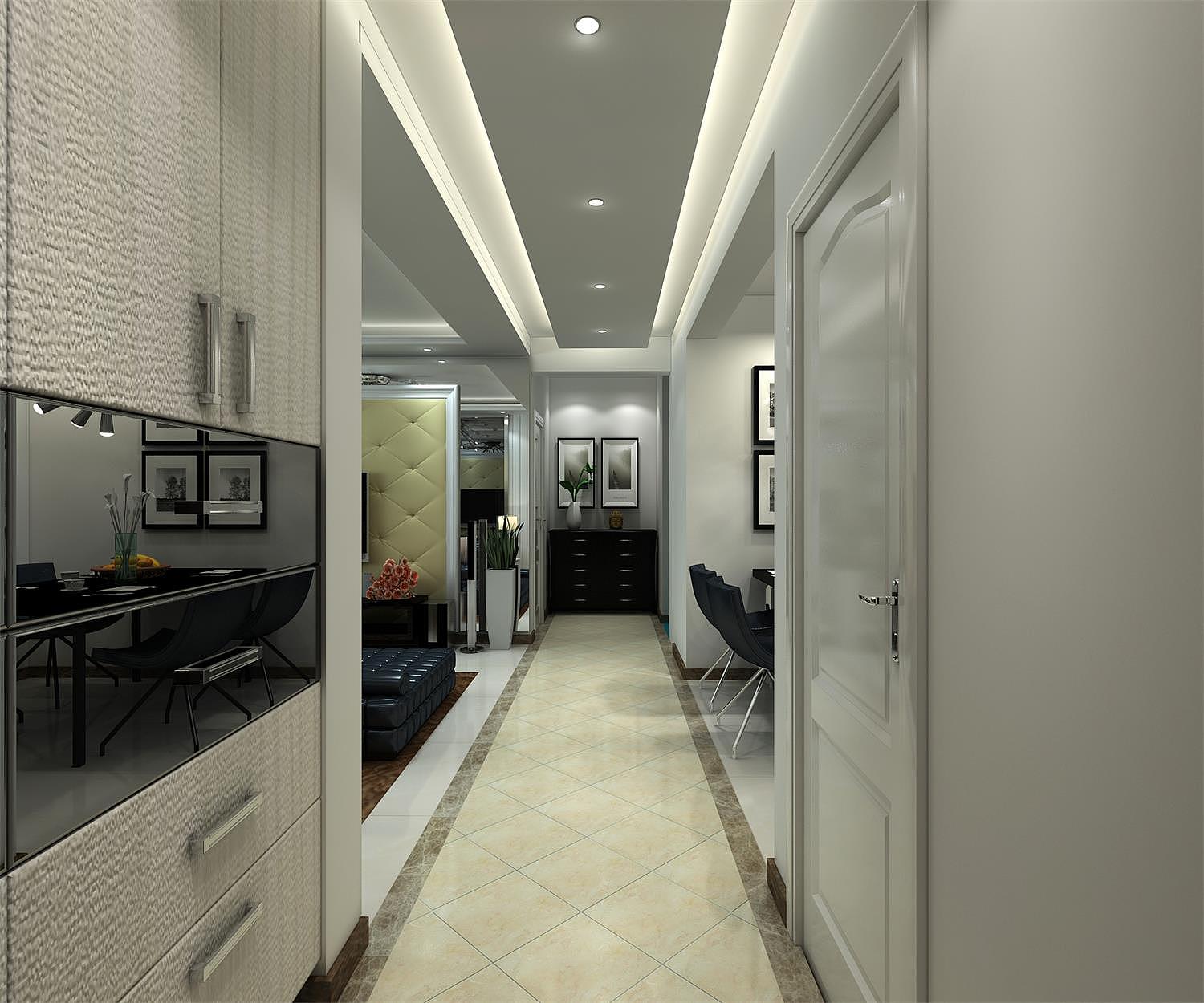 延伸空间的走廊