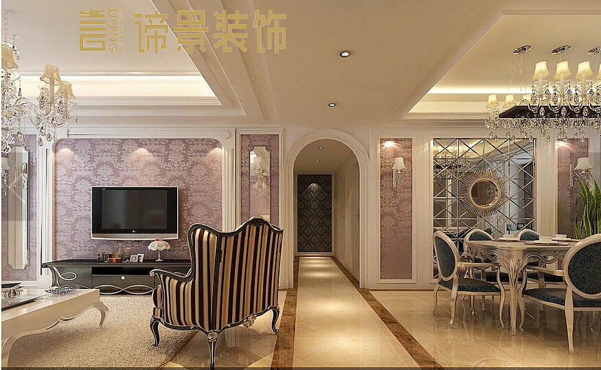 倾心简欧--客餐厅