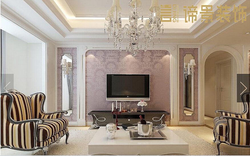 倾心简欧--客厅