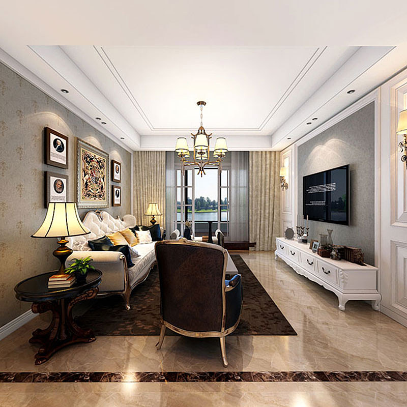 华润橡树湾112平米美式风格