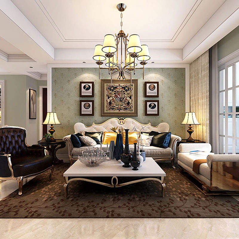 华润橡树湾112平米美式风格