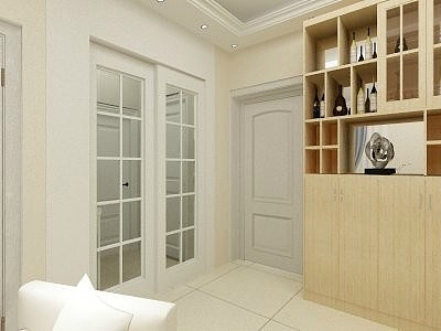 卫生间进门效果图