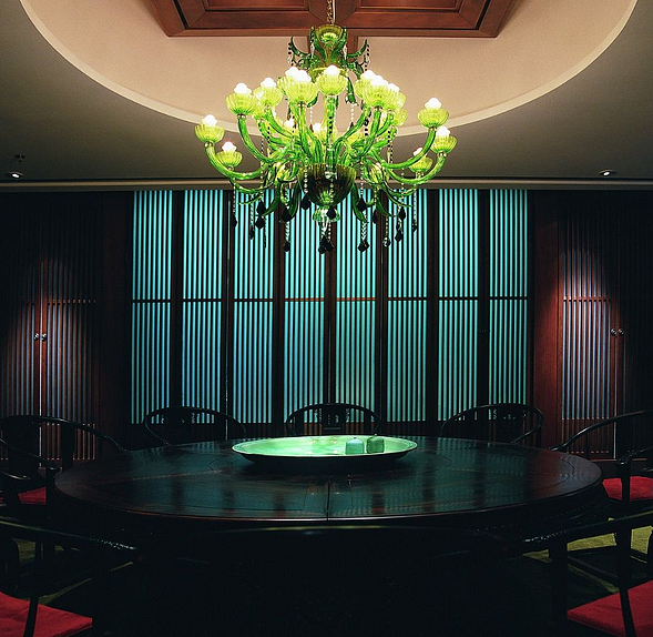 北京一泉德私人会所餐饮空间吊顶