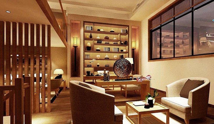 君汇新天——品味休闲书房工作区