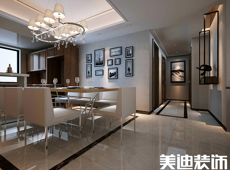 中桂园 现代风格 餐厅设计