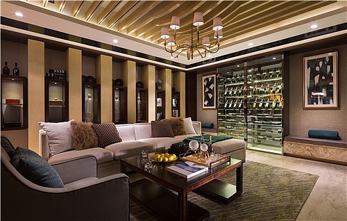 现代公寓客厅效果图