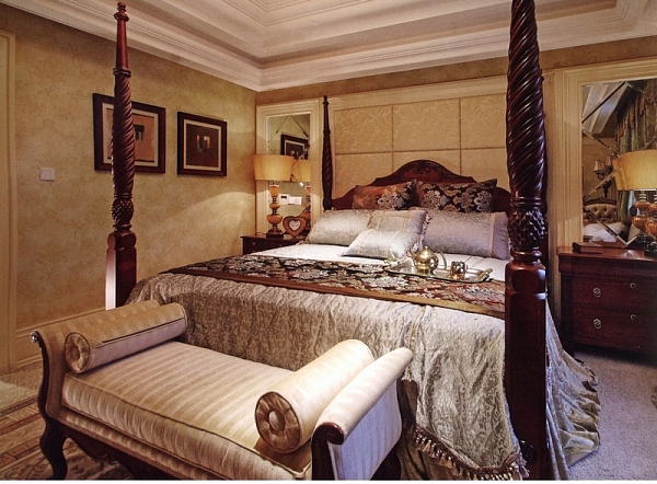 低调奢华别墅卧室效果图