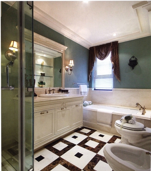 低调奢华别墅卫生间效果图