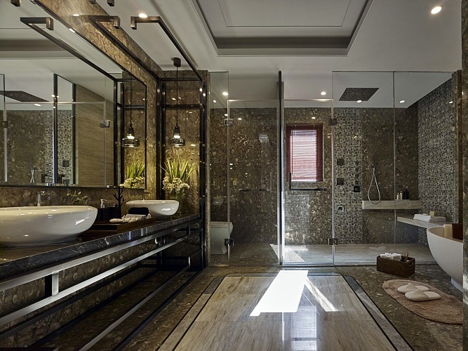 三盛中央公园别墅   现代风格卫生间效果图