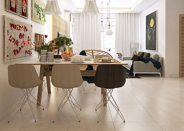 现代简约的两居室