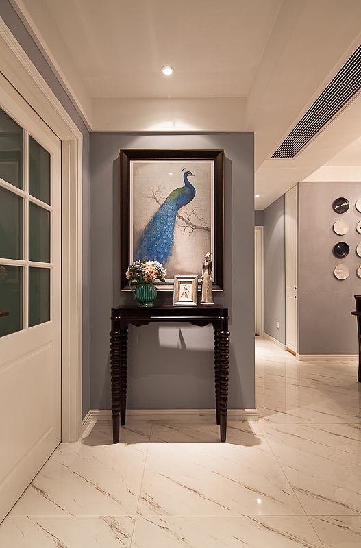 融信澜郡   现代时尚公寓过道效果图