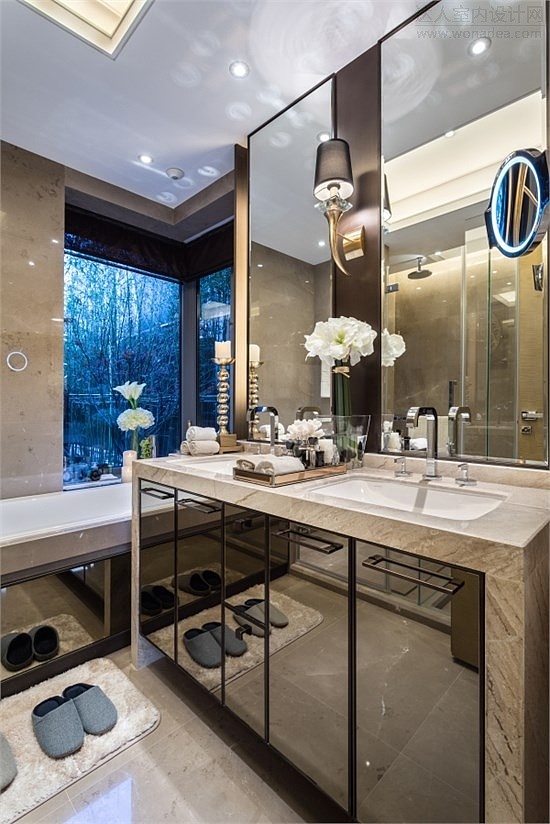 融信大卫城别墅   精致奢华欧式卫生间效果图