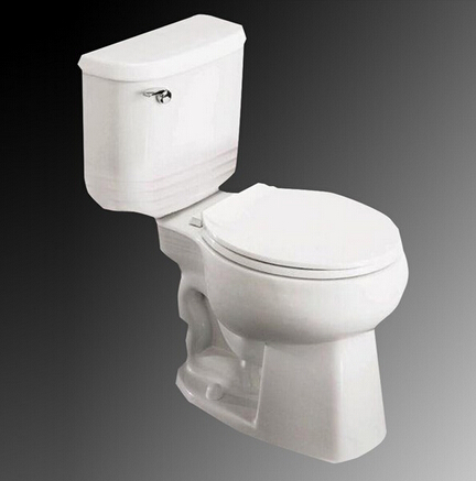 分体式马桶的水箱和座便器是分开的,安装时需要用螺栓将座便器与水箱