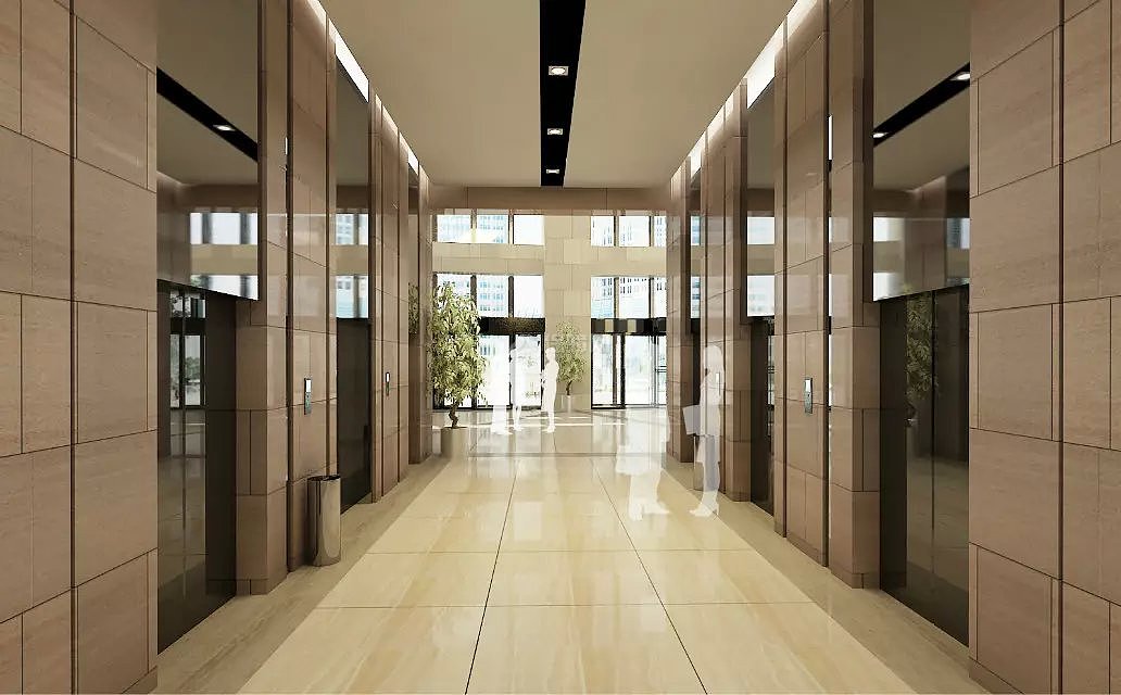 办公室电梯过道设计图