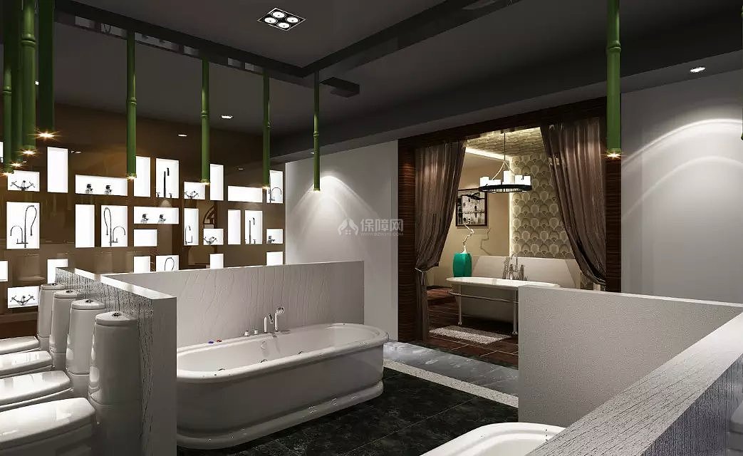 卫浴家具展厅布置设计