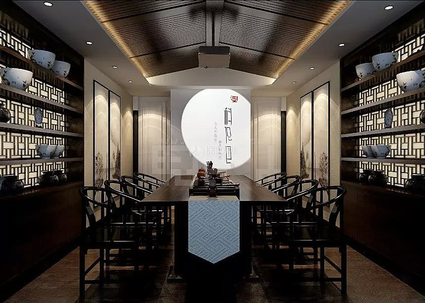 萬和廣場咖啡會所功夫茶區(qū)圖片