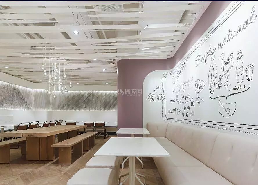 簡約風格休閑吧沙發(fā)背景墻效果圖